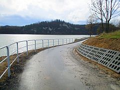 Fotografia #4 ścieżki rowerowej wokół Jeziora Czorsztyńskiego